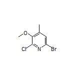 6-Bromo-2-chloro-3-methoxy-4-methylpyridine