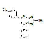 2-Amino-5-(4-chlorophenyl)-7-phenyl-[1,2,4]triazolo[1,5-a]pyrimidine