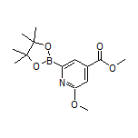 6-Methoxy-4-(methoxycarbonyl)pyridine-2-boronic Acid Pinacol Ester