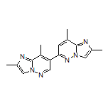 2,2’,8,8’-Tetramethyl-6,7’-biimidazo[1,2-b]pyridazine