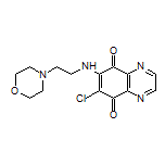 6-Chloro-7-[(2-morpholinoethyl)amino]quinoxaline-5,8-dione