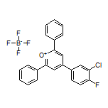 4-(3-Chloro-4-fluorophenyl)-2,6-diphenylpyrylium Tetrafluoroborate