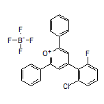 4-(2-Chloro-6-fluorophenyl)-2,6-diphenylpyrylium Tetrafluoroborate