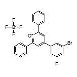 4-(3-Bromo-5-fluorophenyl)-2,6-diphenylpyrylium Tetrafluoroborate