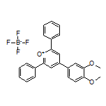 4-(3,4-Dimethoxyphenyl)-2,6-diphenylpyrylium Tetrafluoroborate