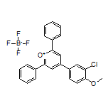 4-(3-Chloro-4-methoxyphenyl)-2,6-diphenylpyrylium Tetrafluoroborate