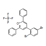 4-(2,5-Dibromophenyl)-2,6-diphenylpyrylium Tetrafluoroborate