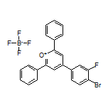 4-(4-Bromo-3-fluorophenyl)-2,6-diphenylpyrylium Tetrafluoroborate