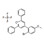 4-(2-Bromo-5-methoxyphenyl)-2,6-diphenylpyrylium Tetrafluoroborate