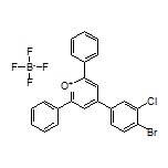 4-(4-Bromo-3-chlorophenyl)-2,6-diphenylpyrylium Tetrafluoroborate