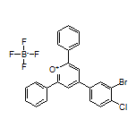 4-(3-Bromo-4-chlorophenyl)-2,6-diphenylpyrylium Tetrafluoroborate