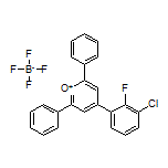 4-(3-Chloro-2-fluorophenyl)-2,6-diphenylpyrylium Tetrafluoroborate