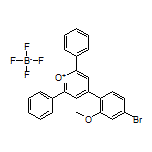 4-(4-Bromo-2-methoxyphenyl)-2,6-diphenylpyrylium Tetrafluoroborate