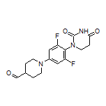 1-[4-(2,4-Dioxotetrahydropyrimidin-1(2H)-yl)-3,5-difluorophenyl]piperidine-4-carbaldehyde