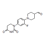 1-[4-(2,4-Dioxotetrahydropyrimidin-1(2H)-yl)-2-fluorophenyl]piperidine-4-carbaldehyde