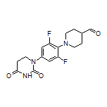 1-[4-(2,4-Dioxotetrahydropyrimidin-1(2H)-yl)-2,6-difluorophenyl]piperidine-4-carbaldehyde