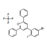 4-(5-Bromo-2-iodophenyl)-2,6-diphenylpyrylium Tetrafluoroborate