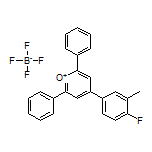 4-(4-Fluoro-3-methylphenyl)-2,6-diphenylpyrylium Tetrafluoroborate