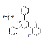 4-(2-Fluoro-6-iodophenyl)-2,6-diphenylpyrylium Tetrafluoroborate