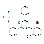 4-(2-Bromo-6-chlorophenyl)-2,6-diphenylpyrylium Tetrafluoroborate