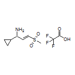 (E)-1-Cyclopropyl-3-(methylsulfonyl)-2-propen-1-amine Trifluoroacetate