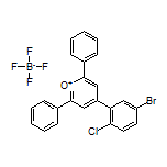 4-(5-Bromo-2-chlorophenyl)-2,6-diphenylpyrylium Tetrafluoroborate