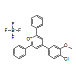 4-(4-Chloro-3-methoxyphenyl)-2,6-diphenylpyrylium Tetrafluoroborate