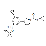 3-(1-Boc-3-pyrrolidinyl)-5-cyclopropylphenylboronic Acid Pinacol Ester