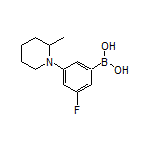 3-Fluoro-5-(2-methyl-1-piperidyl)phenylboronic Acid