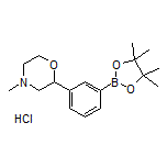 3-(4-Methylmorpholin-2-yl)phenylboronic Acid Pinacol Ester Hydrochloride