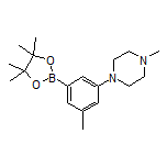 3-Methyl-5-(4-methyl-1-piperazinyl)phenylboronic Acid Pinacol Ester