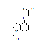 Methyl 2-[(1-acetylindolin-4-yl)oxy]acetate