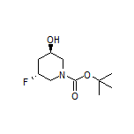 (3R,5R)-1-Boc-3-fluoro-5-hydroxypiperidine