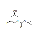 (3S,5R)-1-Boc-3-fluoro-5-hydroxypiperidine