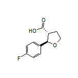 (2R,3R)-2-(4-Fluorophenyl)tetrahydrofuran-3-carboxylic Acid