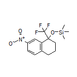 Trimethyl[[7-nitro-1-(trifluoromethyl)-1,2,3,4-tetrahydronaphthalen-1-yl]oxy]silane