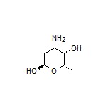 (2R,4S,5S,6S)-4-Amino-6-methyltetrahydro-2H-pyran-2,5-diol