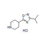 4-(3-Isopropyl-1,2,4-oxadiazol-5-yl)piperidine Hydrochloride