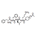 (R)-N-[(R)-1-(2-Acetyl-2,7-diazaspiro[3.5]nonan-7-yl)-6-amino-1-oxo-2-hexyl]-2-[(R)-2-[(R)-2-amino-3-phenylpropanamido]-3-phenylpropanamido]-4-methylpentanamide