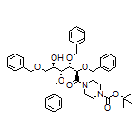 1-Boc-4-[(2R,3S,4R,5R)-2,3,4,6-tetrakis(benzyloxy)-5-hydroxyhexanoyl]piperazine