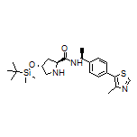 (2S,4R)-4-[(tert-Butyldimethylsilyl)oxy]-N-[(S)-1-[4-(4-methylthiazol-5-yl)phenyl]ethyl]pyrrolidine-2-carboxamide