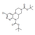 5,8-DiBoc-2-chloro-6,6a,7,8,9,10-hexahydro-5H-pyrazino[1’,2’:4,5]pyrazino[2,3-c]pyridazine