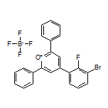 4-(3-Bromo-2-fluorophenyl)-2,6-diphenylpyrylium Tetrafluoroborate