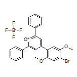 4-(4-Bromo-2,5-dimethoxyphenyl)-2,6-diphenylpyrylium Tetrafluoroborate