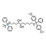 10-[Bis(4-methoxyphenyl)(phenyl)methoxy]-1-[(tert-butyldiphenylsilyl)oxy]decane-4,5-diol