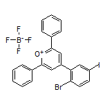 4-(2-Bromo-5-iodophenyl)-2,6-diphenylpyrylium Tetrafluoroborate