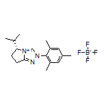 (R)-5-Isopropyl-2-mesityl-2,5,6,7-tetrahydropyrrolo[2,1-c][1,2,4]triazol-4-ium Tetrafluoroborate