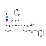 4-[4-(Benzyloxy)-3-bromophenyl]-2,6-diphenylpyrylium Tetrafluoroborate