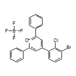 4-(3-Bromo-2-chlorophenyl)-2,6-diphenylpyrylium Tetrafluoroborate