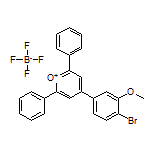 4-(4-Bromo-3-methoxyphenyl)-2,6-diphenylpyrylium Tetrafluoroborate